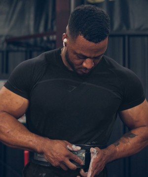 Gymshark 315 Seamless T-Shirt Herren Schwarz | BYU-278459