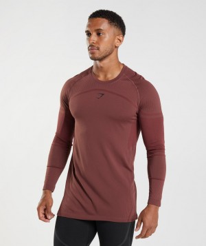 Gymshark 315 T-Shirt Herren Rosa Braun | AFG-249760