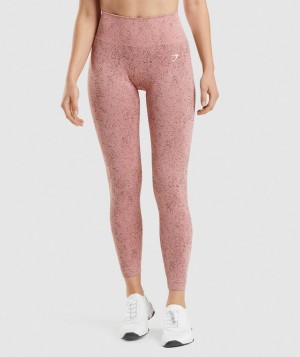 Gymshark Adapt Fleck Seamless Leggings Damen Rosa | PKM-274986