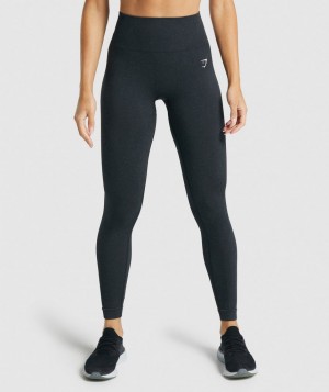 Gymshark Adapt Fleck Seamless Leggings Damen Schwarz | IOZ-807514