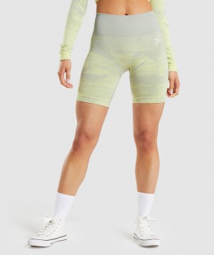Gymshark Adapt Ombre Seamless Kurze Hose Damen Grau Braun Grau | NEY-467951