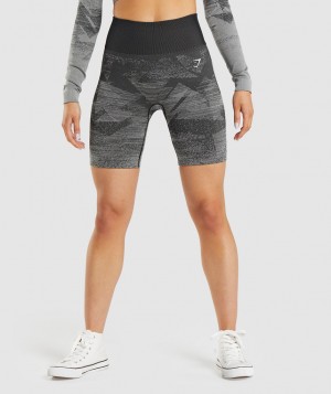 Gymshark Adapt Ombre Seamless Kurze Hose Damen Schwarz | HCK-931028