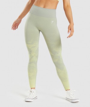 Gymshark Adapt Ombre Seamless Leggings Damen Grau Braun Grau | BRM-186753