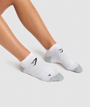 Gymshark Ankle Performance Socken Herren Weiß | JAY-395602