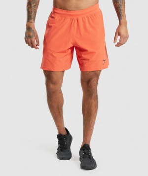Gymshark Apex 8" Function Kurze Hose Herren Orange | LEU-345698