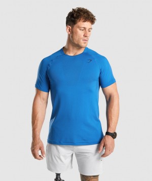 Gymshark Apex Perform T-Shirt Herren Blau | UIJ-087459