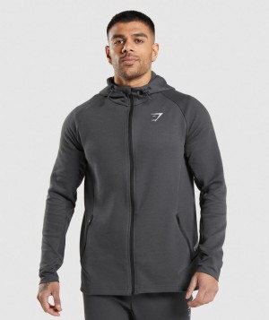 Gymshark Apex Technical Jacken Herren Schwarz Grau | UDG-023475