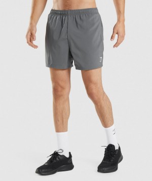 Gymshark Arrival 5" Kurze Hose Herren Grau | XVH-786309