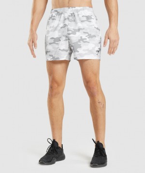 Gymshark Arrival 5" Kurze Hose Herren Hellgrau | ALS-690845