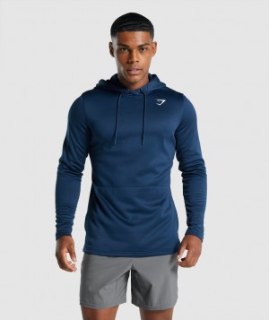 Gymshark Arrival Hoodie Herren Navy | HSN-095462