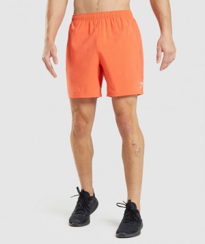 Gymshark Arrival Kurze Hose Herren Orange | WRQ-041372