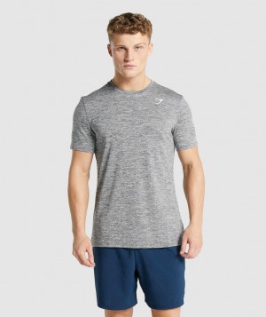 Gymshark Arrival Marl T-Shirt Herren Grau | UZB-613475