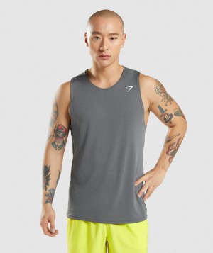 Gymshark Arrival Muskelshirt Herren Grau | KEV-276309