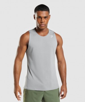 Gymshark Arrival Muskelshirt Herren Grau | AIS-285671