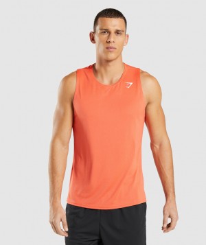 Gymshark Arrival Muskelshirt Herren Orange | IUT-039685