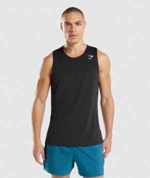 Gymshark Arrival Muskelshirt Herren Schwarz | CJN-063297