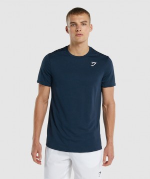 Gymshark Arrival Regular Fit T-Shirt Herren Navy | DAI-206483