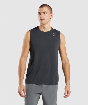 Gymshark Arrival Seamless Muskelshirt Herren Schwarz | NIF-531964