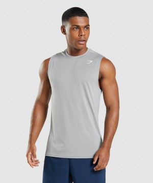 Gymshark Arrival Sleeveless Muskelshirt Herren Grau | XVB-310945