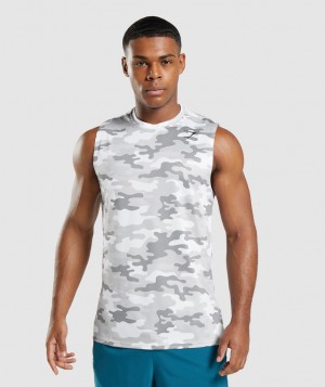 Gymshark Arrival Sleeveless Muskelshirt Herren Hellgrau | UPL-683425
