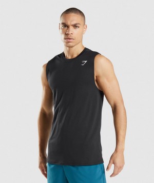 Gymshark Arrival Sleeveless Muskelshirt Herren Schwarz | HOM-382940