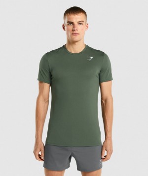 Gymshark Arrival T-Shirt Herren Grün | CJL-257319