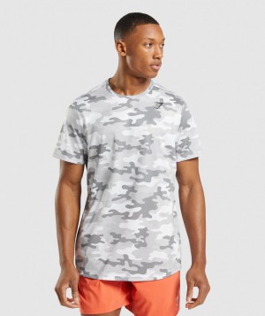 Gymshark Arrival T-Shirt Herren Hellgrau | VJC-326784