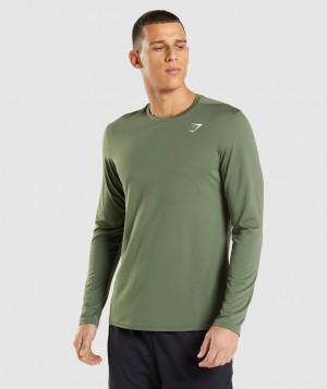 Gymshark Arrival T-Shirt Herren Olivgrün | CSU-695784