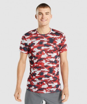 Gymshark Arrival T-Shirt Herren Rot | CBS-395264