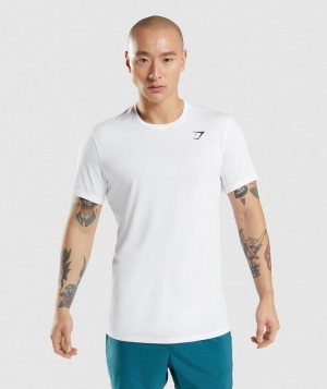 Gymshark Arrival T-Shirt Herren Weiß | LGJ-407358