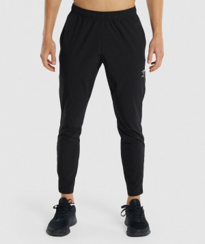 Gymshark Arrival Woven Jogginghose Herren Schwarz | YIL-097318
