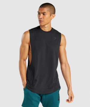 Gymshark Bold Arm Fallen Herren Schwarz | APO-720968