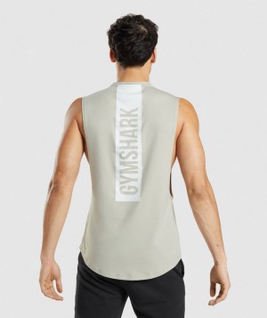 Gymshark Bold Arm Muskelshirt Herren Grau | IDZ-629035