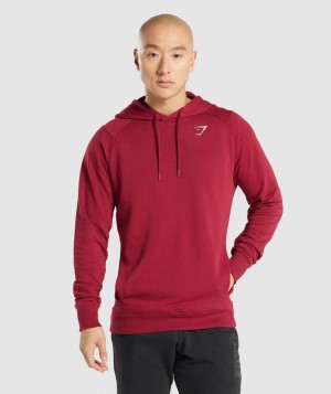 Gymshark Bold Hoodie Herren Bordeaux | YPU-437092
