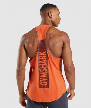 Gymshark Bold Stringer Herren Orange | FKS-961347
