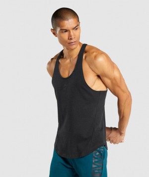 Gymshark Bold Stringer Herren Schwarz | HWT-258601