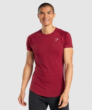 Gymshark Bold T-Shirt Herren Bordeaux | WJB-467125