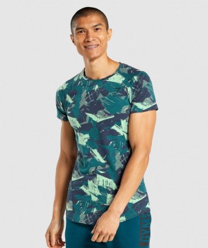Gymshark Bold T-Shirt Herren Grün | QPL-326148