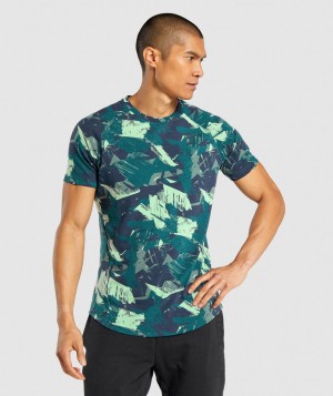Gymshark Bold T-Shirt Herren Grün | THD-695473