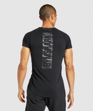 Gymshark Bold T-Shirt Herren Schwarz | KPS-083412