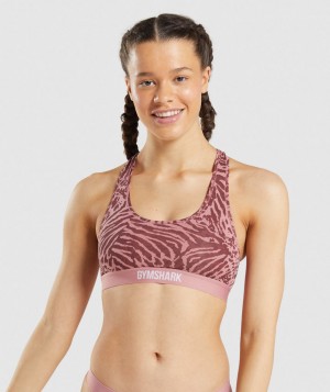 Gymshark Cotton Bralette Unterwäsche Damen Rosa | KPB-149762