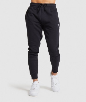 Gymshark Crest Jogginghose Herren Schwarz | ZQL-075891