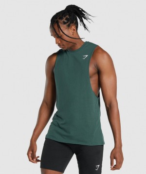 Gymshark Critical 2.0 Arm Fallen Herren Dunkelgrün | YLT-820391