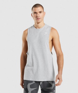 Gymshark Critical 2.0 Arm Fallen Herren Hellgrau | ORZ-071642