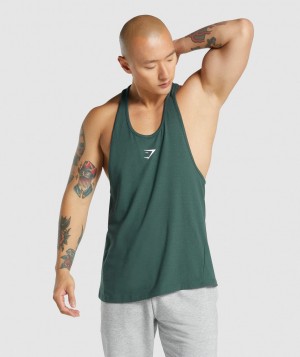 Gymshark Critical 2.0 Stringer Herren Dunkelgrün | RFD-180795