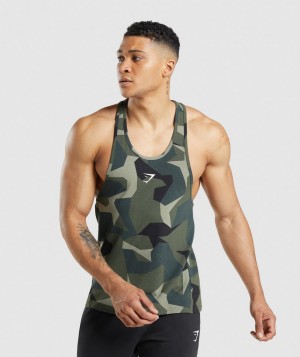 Gymshark Critical Stringer Herren Grün | PIJ-427615