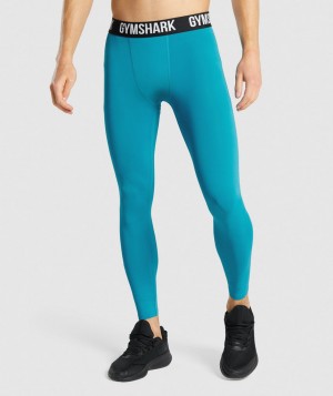 Gymshark Element Grundschicht Herren Blau | RHZ-821465