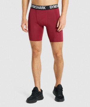Gymshark Element Grundschicht Herren Bordeaux | BLI-064175