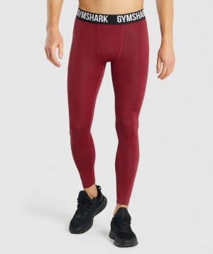 Gymshark Element Grundschicht Herren Bordeaux | ZXA-180274