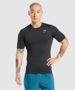 Gymshark Element Grundschicht Herren Schwarz | WEI-473189